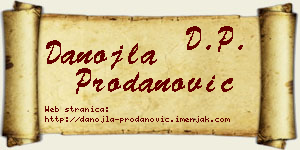 Danojla Prodanović vizit kartica